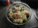 Brokkoli-Blumenkohl-Gratin mit Speckwürfel - Rezept