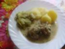 Kalbschnitzel gerollt und in Bier geschmort - Rezept