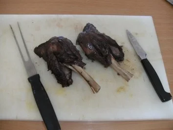 Fleisch: Lammhaxe geschmort - Rezept - Bild Nr. 5