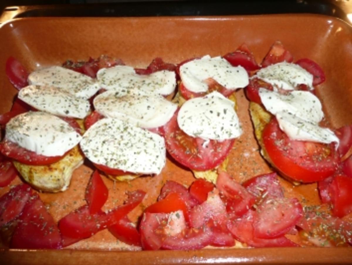 Hähnchenbrust mit Tomaten Mozzarella - Rezept - Bild Nr. 2