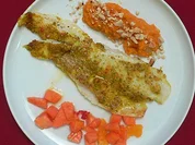 Pangasiusfilets auf Papaya-Sambal mit Süßkartoffelpüree - Rezept - Bild Nr. 9