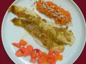 Pangasiusfilets auf Papaya-Sambal mit Süßkartoffelpüree - Rezept - Bild Nr. 9