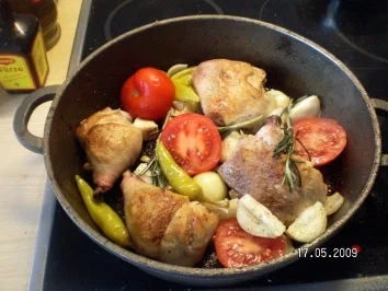 Hähnchen in Chianti - Rezept - Bild Nr. 3