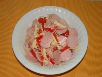 Schweizer Wurstsalat - Rezept