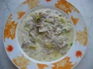 Rezept: Käsesuppe mit Porree Käsesuppe mit Porree - Rezept