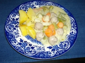 Spargelragout mit Fleischklöschen - Rezept - Bild Nr. 10