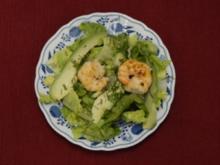 Grüner Salat mit frischen Garnelen und Avocados (Anita Kupsch) - Rezept