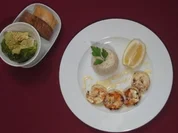 Garnelen XXL mit Reis in Senf-Sahne - Rezept