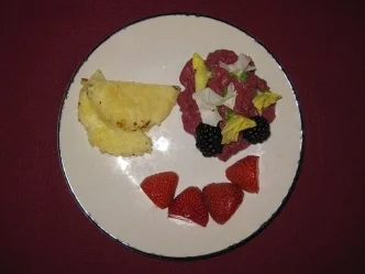 Rezept: Reiskuchen im sommerlichen Garten Reiskuchen im sommerlichen Garten - Rezept