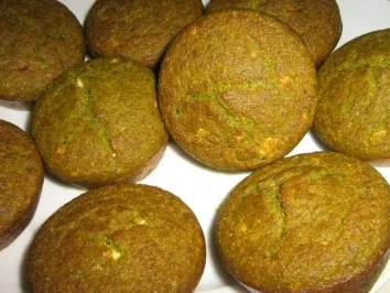 Spinat Mais Mehl Muffins - Rezept - Bild Nr. 3