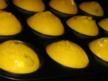 Spinat Mais Mehl Muffins - Rezept - Bild Nr. 5