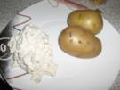Grumbeere und weiße Käse - Rezept