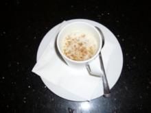 Cappuccino von weißen Bohnen und Morcheln - Rezept