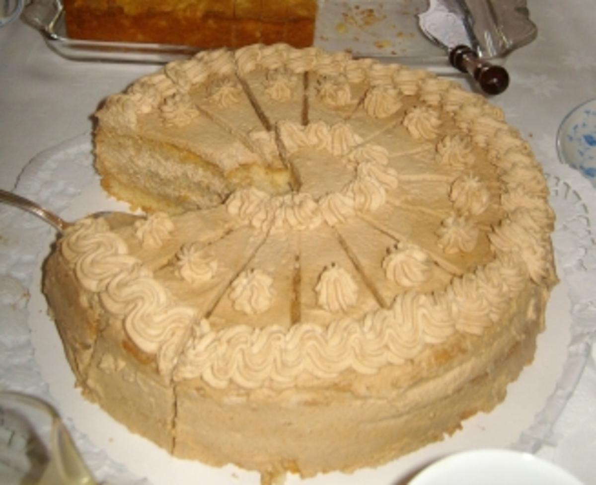 Mocca Sahne Torte - Rezept