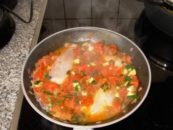 Rezept: Rote Meeresbarbe italienische Art Bild Nr. 2 Rote Meeresbarbe italienische Art - Rezept - Bild Nr. 2