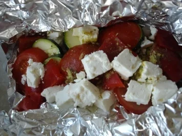 Rezept: Hähnchen im Paket Hähnchen im Paket - Rezept