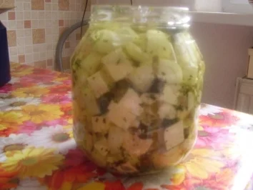 Rezept: eingelegter Schafskäse eingelegter Schafskäse - Rezept