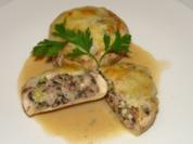 Gefüllte Riesenchampignons - Rezept