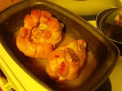 Knusprige Schweinehaxe in Biersauce, aus dem Backofen - Rezept