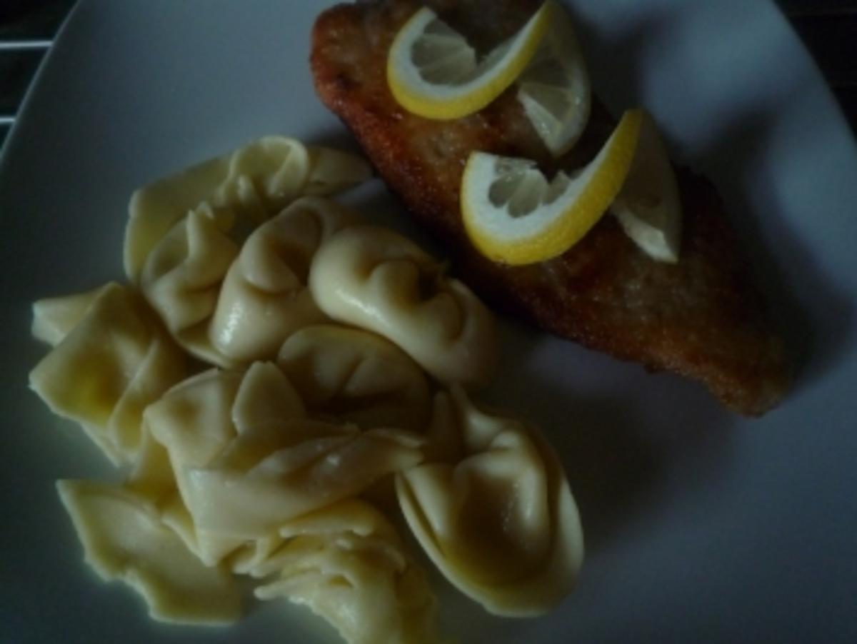 Bilder für Schnitzel mit selbstgemachten Tortellini - Rezept