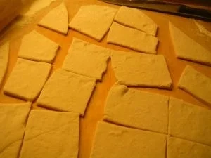 Salzige Pfannkuchen für eure Partysuppe - Rezept