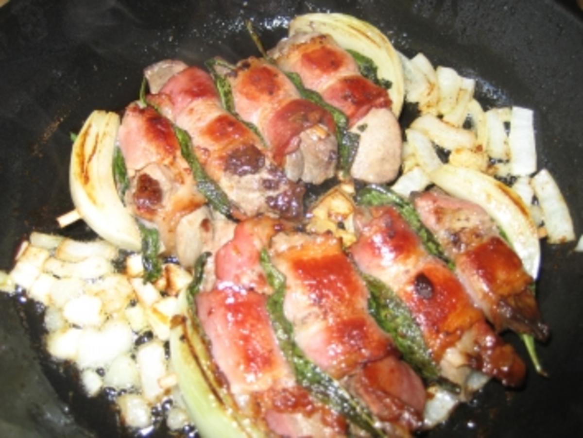 Zürcher Leberspießli aus Hühnerleber - Rezept - Bild Nr. 2