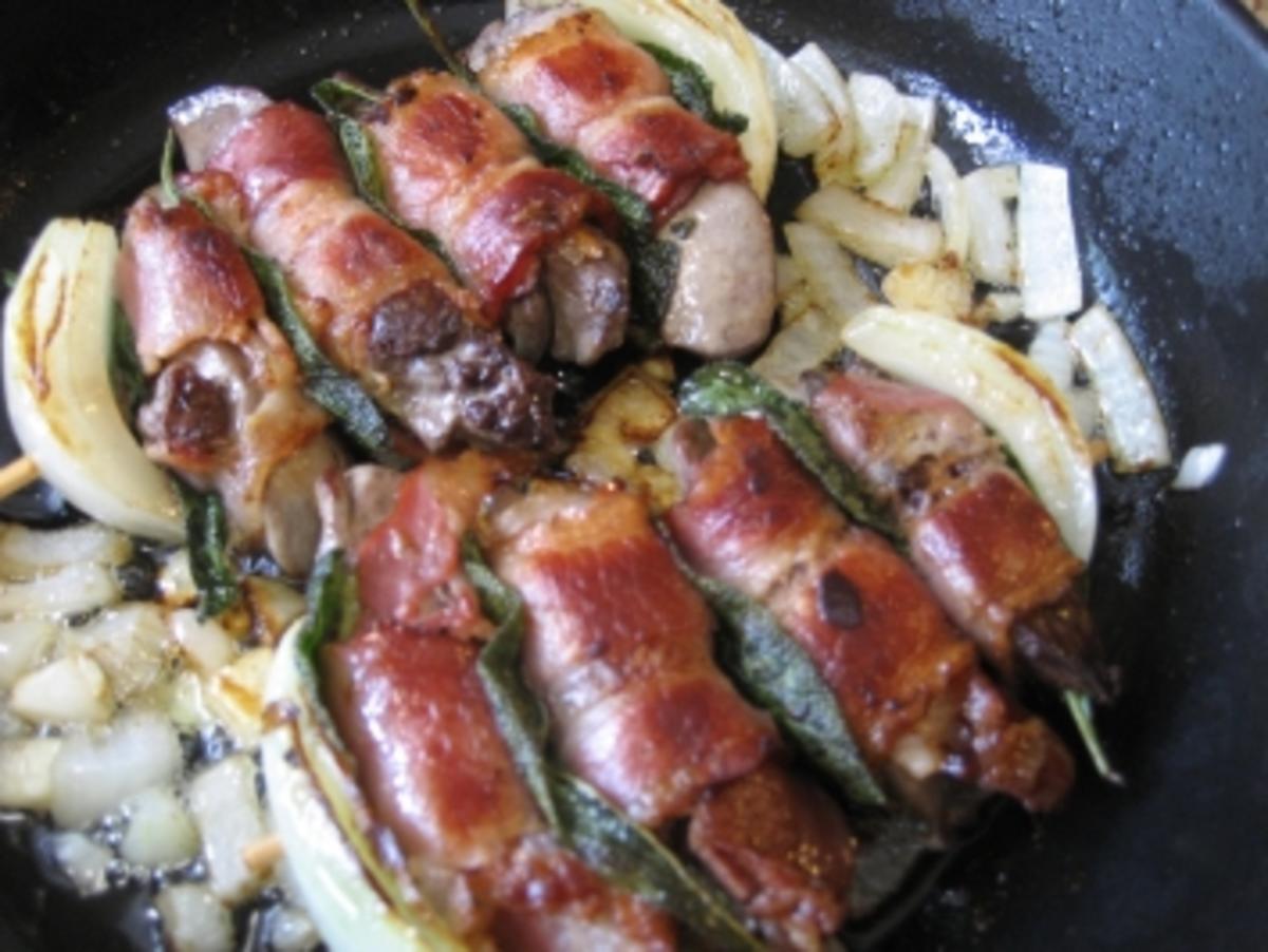 Zürcher Leberspießli aus Hühnerleber - Rezept - Bild Nr. 3