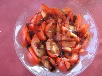 Tomatencarpaccio - Rezept