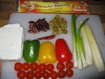 Rezept: Mediterrane Blätterteigtasche Bild Nr. 2 Mediterrane Blätterteigtasche - Rezept - Bild Nr. 2