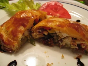 Rezept: Mediterrane Blätterteigtasche Bild Nr. 7 Mediterrane Blätterteigtasche - Rezept - Bild Nr. 7