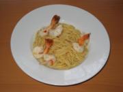 Spaghetti mit Knoblauch, Chili und Garnelen - Rezept