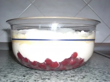 Rezept: Eierlikör - Dessert mit Kirschen Eierlikör - Dessert mit Kirschen - Rezept