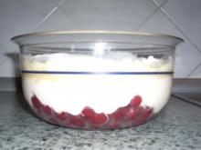 Eierlikör - Dessert mit Kirschen - Rezept