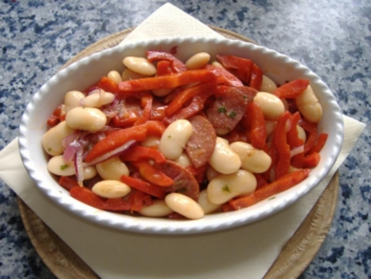 Spanischer Bohnensalat - Rezept mit Bild - kochbar.de