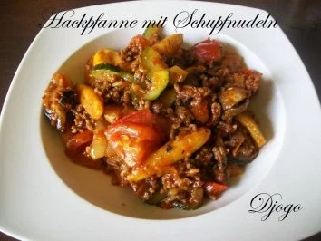 Fl/Rind/Schwein: Hackpfanne mit Schupfnudeln - Rezept - Bild Nr. 5