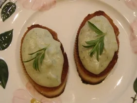 Tapa  Bohnen-Crostini - Rezept