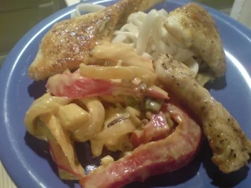 Rezept: Asiatische Gemüsepfanne süß-scharf Asiatische Gemüsepfanne süß-scharf - Rezept