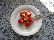 Gefüllte Kirschpaprika - Rezept