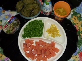 Pasta mit Lachs-Zitronensoße-grüne Bandnudeln mit Erbsen - Rezept - Bild Nr. 2