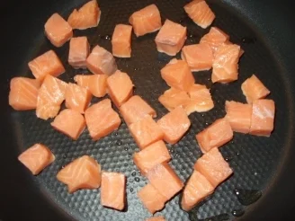 Pasta mit Lachs-Zitronensoße-grüne Bandnudeln mit Erbsen - Rezept - Bild Nr. 3