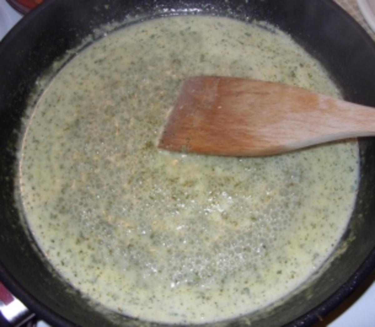 Pasta mit Lachs-Zitronensoße-grüne Bandnudeln mit Erbsen - Rezept - Bild Nr. 5