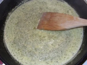 Pasta mit Lachs-Zitronensoße-grüne Bandnudeln mit Erbsen - Rezept - Bild Nr. 5