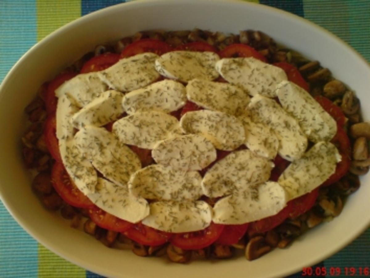 Champignons mit Mozzarella überbacken - Rezept - kochbar.de