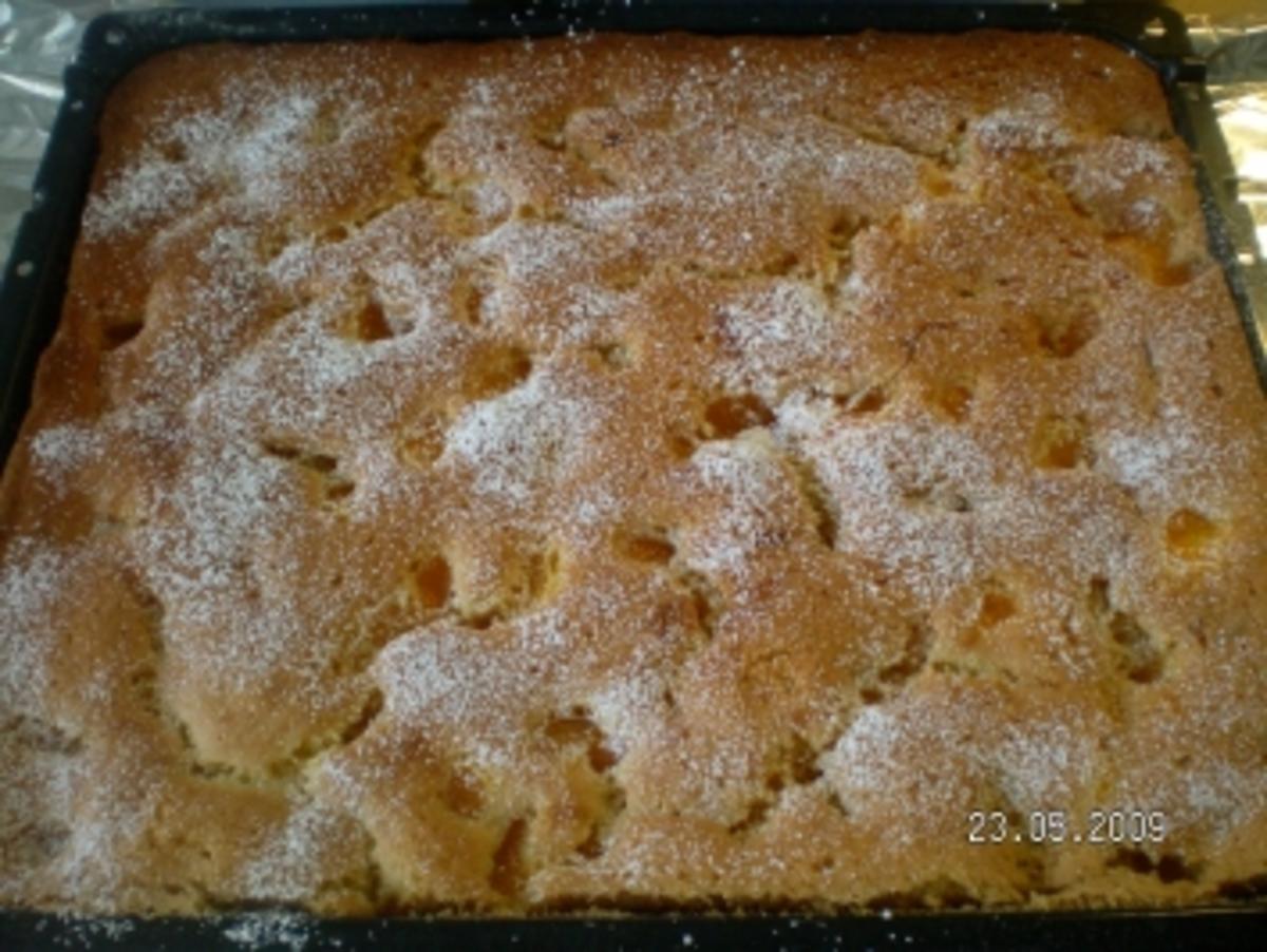 Bilder für Blechkuchen mit Sauerkirschen,oder Mandarinen - Rezept