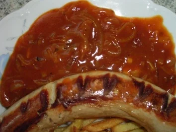 Bratwurst mit Zwiebelsauce Dida's Art - Rezept - Bild Nr. 2