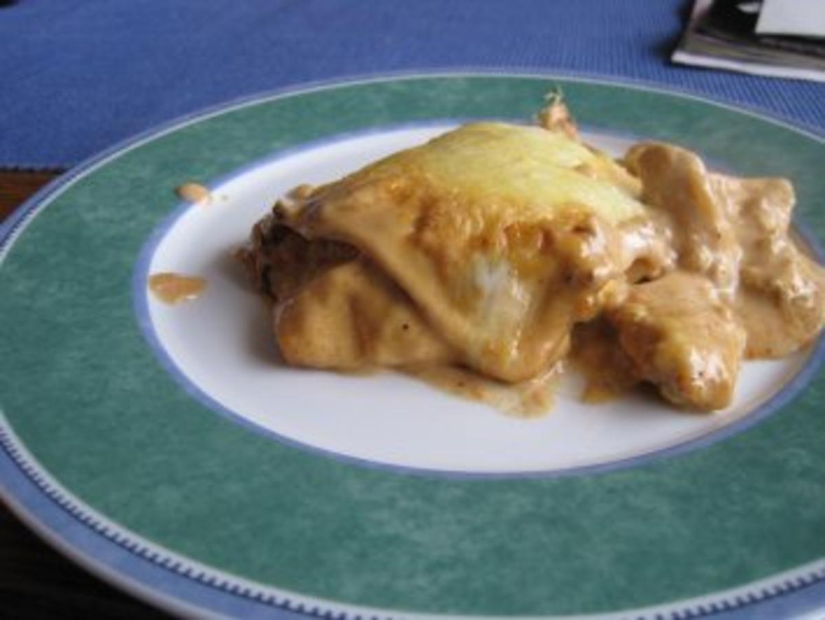 Tandoori-Chicken-Lasagne - Rezept