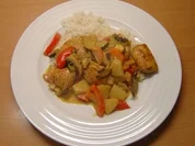 Buntes Hähnchengulasch - Rezept