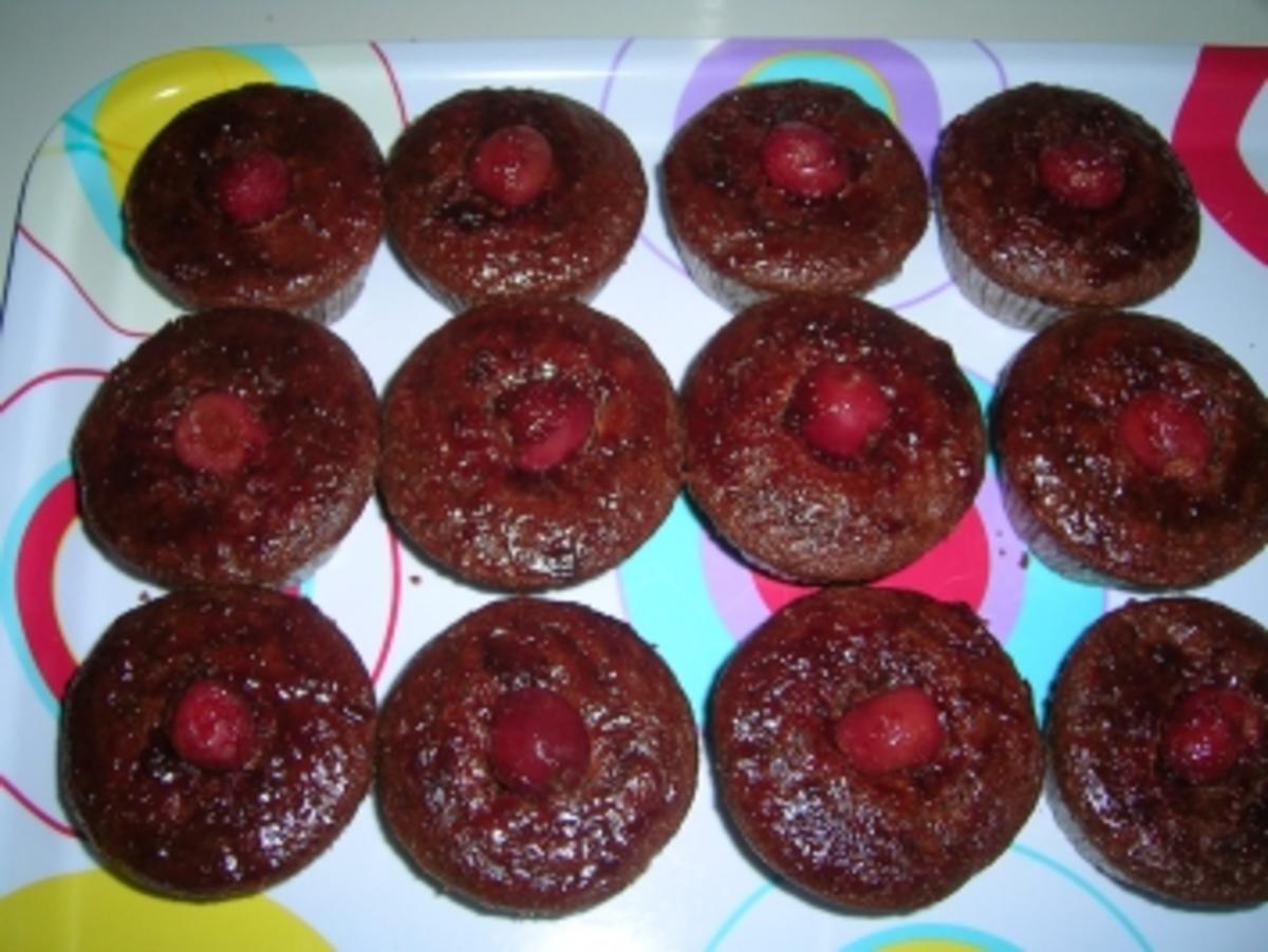 Weichsel-Schoko-Muffins - Rezept - Bild Nr. 3