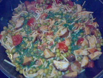 Nudel-Bratwurst-Restepfanne - Rezept - Bild Nr. 5