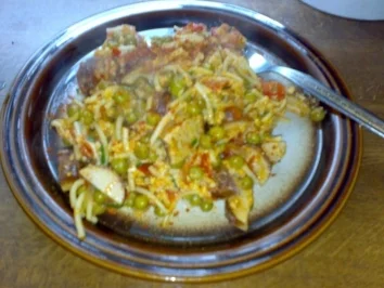 Nudel-Bratwurst-Restepfanne - Rezept - Bild Nr. 6